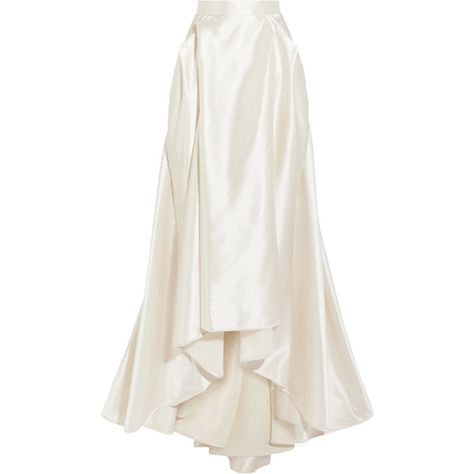 Halfpenny London Georgie pleated satin maxi skirt (€1.145) ❤ liked on Polyvore featuring skirts, long white pleated skirt, pocket skirt, tulip skirts, floor length skirt and long pleated skirt Satin Pleated Skirt, Satin Maxi Skirt, Ivory Skirt, White Long Skirt, White Pleated Skirt, White Maxi Skirts, Ankle Length Skirt, Pleated Long Skirt, Tulip Skirt