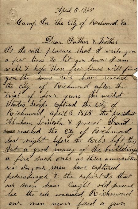 A Soldiers Letter Home J V Carpenter Starksboro, Vermont (VT) Page 1 History Lettering, Handwriting Template, Victorian Lettering, Beautiful Love Letters, Handwriting Examples, Vintage Writing, Old Letters, Alphabet Writing, Hand Lettering Alphabet