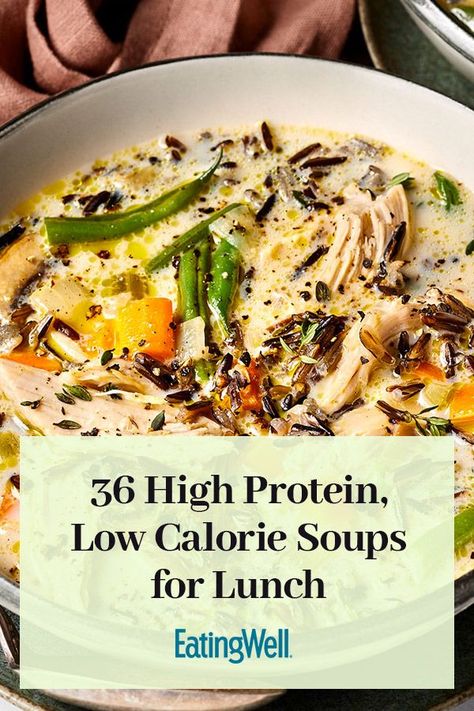 Essen, Protein Soup Recipes, Low Calorie Soup Recipe, Protein Soups, Soups For Kids, Low Calorie Soup, High Protein Low Calorie, Soup Kitchen, Easy Soups