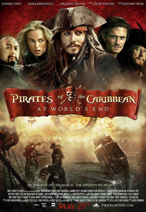 Pirates of the Caribbean: At World's End is a 2007 Pirate Movies, Kaptan Jack Sparrow, Long John Silver, Navi A Vela, Elizabeth Swann, Free Tv Shows, Meme Comics, Grumpy Cat Humor, Davy Jones