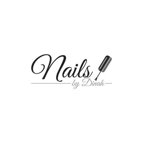 This is entry #43 by dtprethom in a crowdsourcing contest Design logo for a nail salon for $15.00 posted on Freelancer! Nails Page Logo, Logo Design Ideas Nails, Nail Tech Logo Design Ideas, Logo Nail Mi, Nails Names Salon Ideas, Logo Nail Designs, Nails By Logo, Nail Salon Logo Design Ideas, Logo For Nails