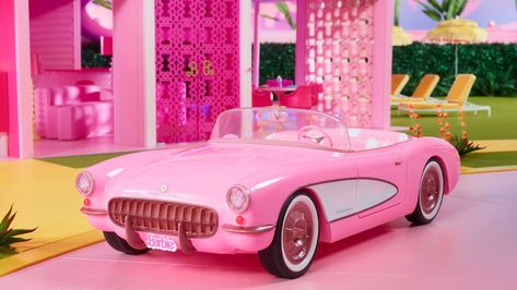 The Barbie movie: will Mattel's $100m marketing gamble transform the IP landscape?- Raconteur Moda Disco, Dreamhouse Barbie, Pink Corvette, Carnival Birthday Party Theme, Barbie The Movie, Accessoires Barbie, Barbie Car, Pink Convertible, Corvette Convertible