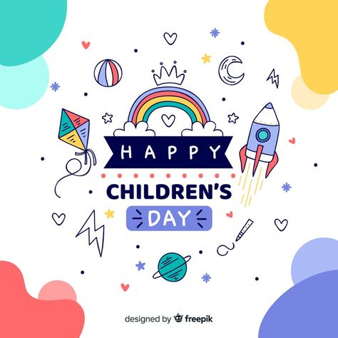 Happy Childrens Day Poster, Children's Day Message, Childrens Day Illustration, Happy Children Day, Happy Childrens Day, Children's Day Poster, Children Day, Childrens Day, Kids Illustration