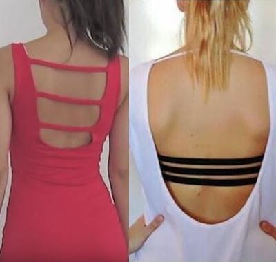 How to Make a Backless Bra Backless Top Bra, Bh Tricks, Diy Backless, Bras For Backless Dresses, Backless Outfit, Low Back Bra, Halter Neck Bra, Old Bras, Diy Bra