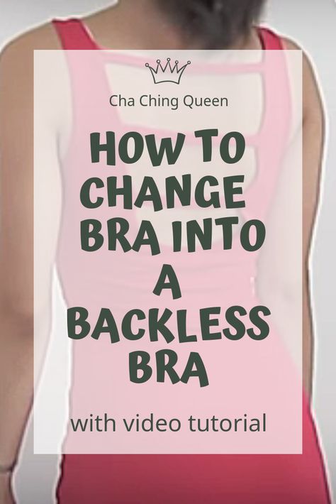 Quick way to take a plain old bra and turn it into a backless bra. Diy Backless Shirt, Backless Bra Diy, Bra Hacks Diy, Strapless Bra Hacks, Diy Backless, Bras For Backless Dresses, Low Back Bra, Bra Crafts, Bra Tape