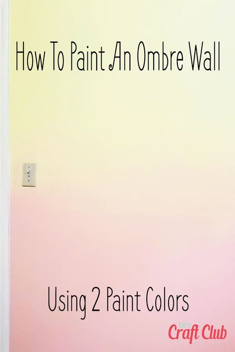 Painting House Interior Ideas, Rainbow Ombre Wall, Vibe Home Decor, Ombre Bedroom, Diy Ombre Wall, Ombre Painted Walls, Paint A Wall, Girls Bedroom Paint, Girls Room Paint
