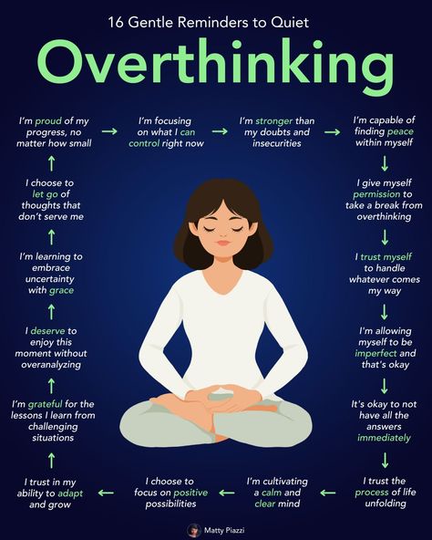 Techniques To Stop Overthinking, How To Stop Overthinking, Therapy Notebook, Counselling Tools, Stop Overthinking, Mental Health Facts, Psychology Disorders, Mental Health Therapy, Counseling Resources