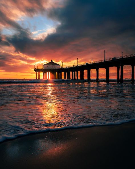 Angeles, Los Angeles, Manhattan Beach California, Hohenzollern Castle, Manhattan Beach Pier, Borobudur Temple, Iceland Photos, Victorian Townhouse, Beach Tattoo