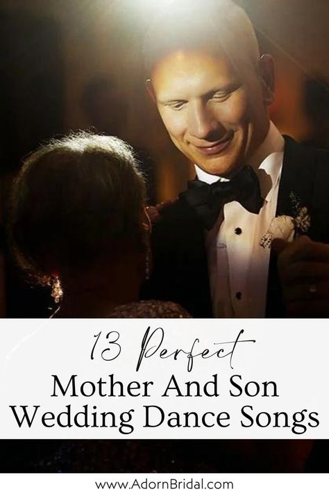 Check out this blog post for some mother son wedding dance song ideas. These mother son wedding songs are sure to bring a tear to your mom’s eye as you create the perfect mother son moment. If you’re wedding planning and need some wedding reception dance songs be sure to check these out. Click the link to find some good mom and son wedding dance songs now. Mother To Son Wedding Gift, Mom And Son Dance Wedding, Songs For Mother Son Dance At Wedding, Mother And Son Dance Songs Wedding, Mother Son Songs For Wedding, Mom And Son Wedding Dance Songs, Mother And Son Wedding Dance Songs, Mother Son Dance Songs Wedding Country, Groom And Mother Dance Songs