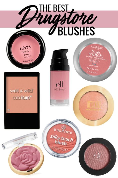 The Best Drugstore Blushes #drugstore #makeuptips #beautyblogger #drugstorebeauty #drugstoremakeup #drugstoreblushes #makeup Best Drugstore Blush, Drugstore Blush, Matte Make Up, Beauty Blogs, Makeup Tip, Blush Beauty, Beauty Make-up, Elf Cosmetics, Makeup Hacks