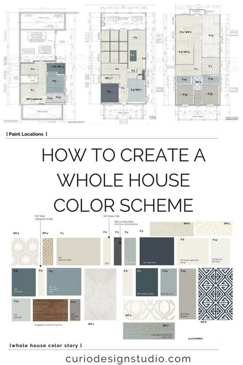 Whole House Color Scheme, Moodboard Interior, Interior Paint Colors Schemes, It 2017, House Color Palettes, Interior Design Per La Casa, Farm House Colors, Paint Color Schemes, House Color Schemes