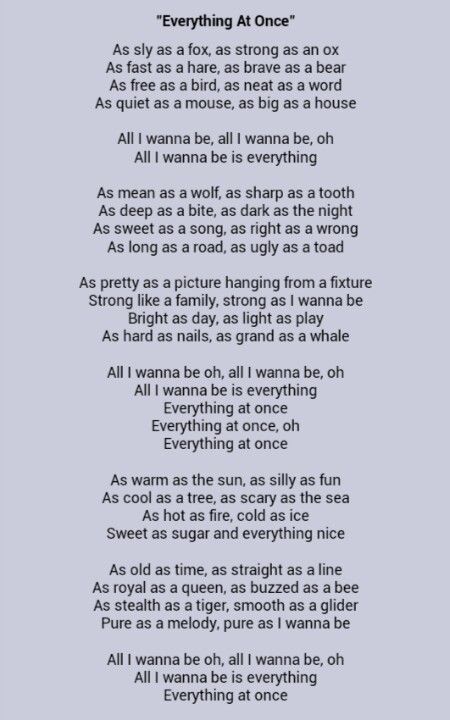 Lenka - Everything at once Made Up Song Lyrics, Unused Song Lyrics, Shinogaiwa Song Lyrics, In The Stars Song Lyrics, Everything At Once Song, Year Planner Design, Meaningful Song Lyrics, Melancholy Quotes, Everything At Once