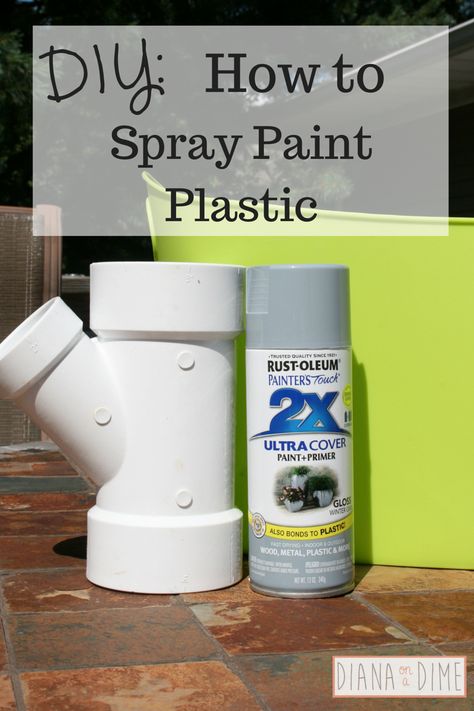 Spray Painted Plastic Drawers, Painting Plastic Bins, Paint Plastic Drawers, Plastic Drawer Makeover, Vinyl Spray Paint, Painted Trash Cans, Spray Paint Plastic, Best Spray Paint, Plastic Tablecloths