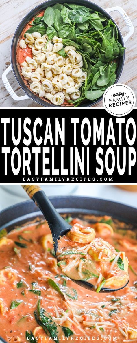 Tortellini Tomato Soup Crockpot, Essen, Creamy Tomato Tortellini Soup Easy, Cheese Tortellini Soup Vegetarian, Spinach Tortellini Soup Crockpot, Tomato Tortellini Soup Easy, Tortellini Soup Stovetop, Tortellini Soup With Cream Cheese, Tortellini Soup Easy