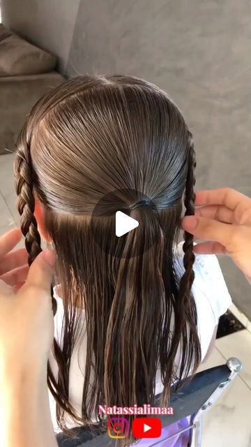 Daily Hair Tutorials 💇‍♀️ on Instagram: "Beautiful Hair tutorial for your little one❤️❤️ Follow @hairs.diy to get more hair style ideas and learn simple beautiful hair styles 💓 . @natassialimaa . #hairstyleideas #videohair #braidtutorial #hairtutorialvideo #hairvideotutorial #hairstyletutorial #braidoftheday #braidsofinstagram #hairglamvideos #tutorialhairdo #hairvideoshow #naturalhairtutorial #tutorialhair #cutehairstyles #marcbeauty #tutorialvideo #braidinglife #hairofinstgram #braidinspo #hairdecoration #hairstylevideo #longhairstyles #hairspo #shorthair" Curling Toddler Hair, Long Hair Braid Ideas, Kids Updo Hairstyles, Short Hair For Kids, Kids Short Hair Styles, Kids Hairstyles For Wedding, Easy Toddler Hairstyles, Beautiful Hair Styles, Updo Hairstyles Tutorials