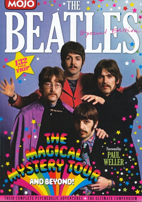 Mojo * British music-lover's guide to essential rock recordings. The Magical Mystery Tour, Beatles Magical Mystery Tour, Beatles Wallpaper, Magical Mystery Tour, Beatles Poster, John Lennon Paul Mccartney, Beatles Art, British Music, The Fab Four