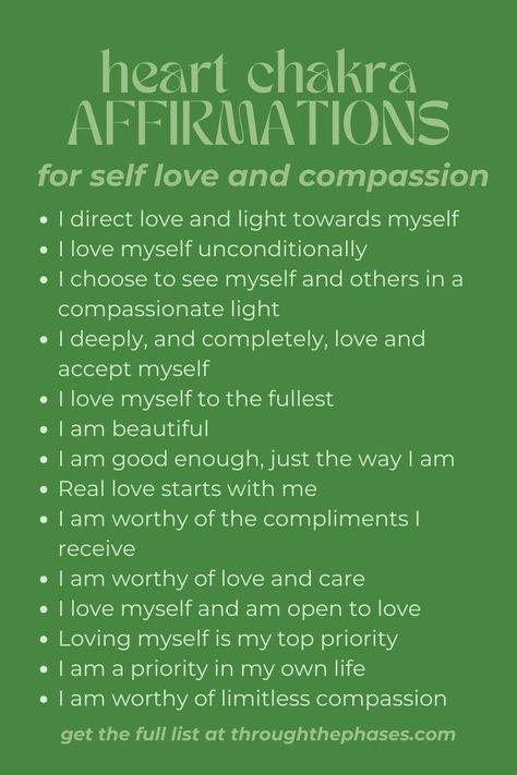 Chakra Affirmations Mantra, Chakra Healing Affirmations, Unblocking Chakras, Chakras For Beginners, Chakra Mantra, Chakra Healing Meditation, Heart Chakra Healing, Chakra Affirmations, Healing Affirmations