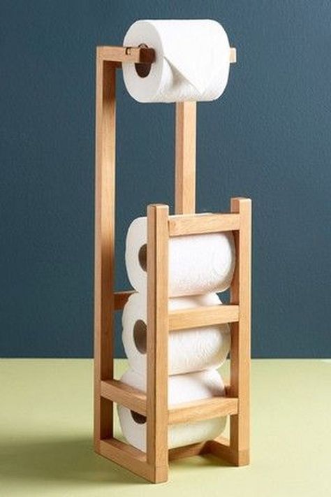 Wooden rack ideas to be applied into any home styles for a warmer room impression 09 Diy Muebles Ideas, Wooden Rack, Wooden Projects, Storage Area, Diy Wood Projects Furniture, Toilet Roll Holder, Into The Woods, Diy Furniture Projects, Easy Woodworking Projects