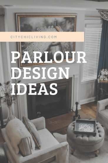 Parlour Design Ideas, Parlor Room Ideas, Parlour Room, Parlour Design, Parlor Decor, Blue Bedroom Ideas, Gold Light Fixture, Parlor Room, Victorian Parlor