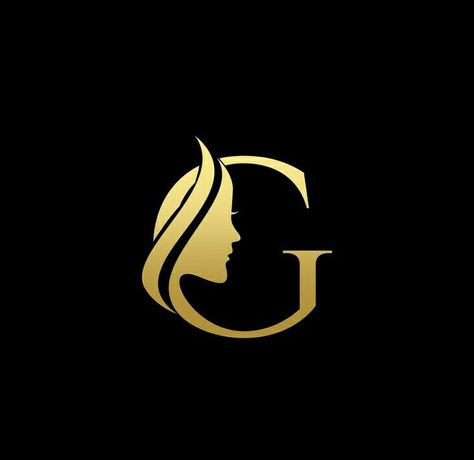 Letter G beauty women face logo design G Logo Design Ideas, Beauty Parlour Logo, G Letter Logo, Face Logo Design, Gb Logo, Parlour Design, Beauty Care Logo, G Logo Design, Hair Color Images