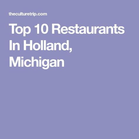 Jaeger Schnitzel, Michigan Restaurants, Top 10 Restaurants, Kalamazoo Michigan, Holland Michigan, Gourmet Pizza, Lansing Michigan, Academic Excellence, European Cuisine