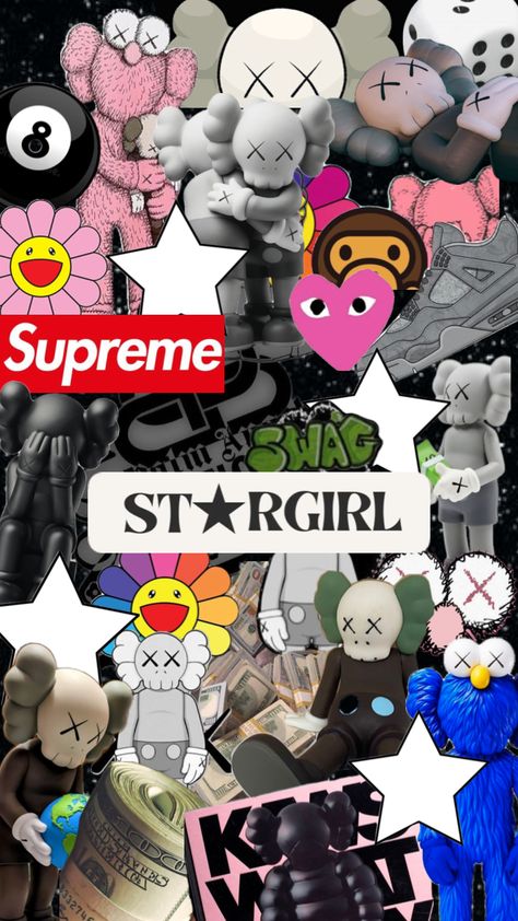 #kaws #stargirl Kaws Iphone Wallpaper, Pretty Wallpaper Ipad, Kaws Wallpaper, Trippy Iphone Wallpaper, Iphone Wallpaper For Guys, Iphone Wallpaper Classy, Edgy Wallpaper, Iphone Wallpaper Girly, Cute Wallpaper Backgrounds