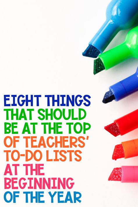 Back To School To Do List, Must Do May Do, Class Management Ideas, Back To School Ideas For Teachers, Back To School For Teachers, Beginning Of School Year, Creative Teaching Ideas, Prepare For Back To School, Back To School Teachers