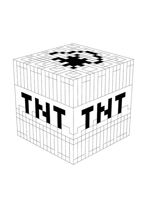 Minecraft TNT Coloring Pages - 2 Free Coloring Sheets (2021) Minecraft Coloring, Tnt Minecraft, Minecraft Tnt, Captain America Coloring Pages, Avengers Coloring Pages, Minecraft Coloring Pages, Lego Coloring Pages, Minecraft Blocks, Free Printable Coloring Sheets