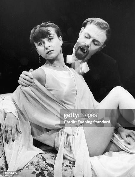 Robin Hooper and Tracey Ullman star as the vampire Count and his... Tumblr, 1980s Photos, Vampire Bite, Young Vic, Tracey Ullman, Vampire Counts, Vampire Bites, Theatre London, Body Tissues