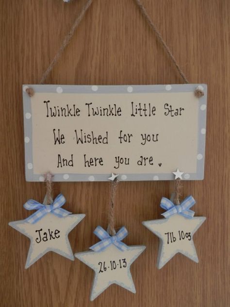 Welcome Home Decorations, Baby Boy Decorations, Christening Ideas, Welcome Home Baby, Baby Christening, Gifts Baby, New Baby Boys, Twinkle Twinkle Little Star, Baby Scrapbook