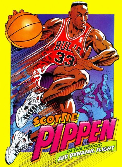 Nike Vintage ad for Scottie Pippen! Sports Sketch, Nba Artwork, Nike Ad, Nba Basketball Art, Micheal Jordan, Nba Art, Scottie Pippen, Basketball Posters, Nba Pictures