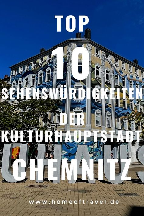 Wenn es um die schönsten Städte in Sachsen geht, fällt den meisten wahrscheinlich sofort Dresden als erste Assoziation ein. Chemnitz hingegen steht noch – völlig zu Unrecht – ein wenig in dessen Schatten. Dabei hat die drittgrößte Stadt Sachsens ebenso viele interessante Orte und Attraktionen zu bieten. Wir haben die Kulturhauptstadt 2025 und weitere Ausflugsziele in der Umgebung besucht und nehmen euch mit zu den besten Sehenswürdigkeiten von Chemnitz. Chemnitz, Travel, Dresden, Top 10, Photo Wall, Frame