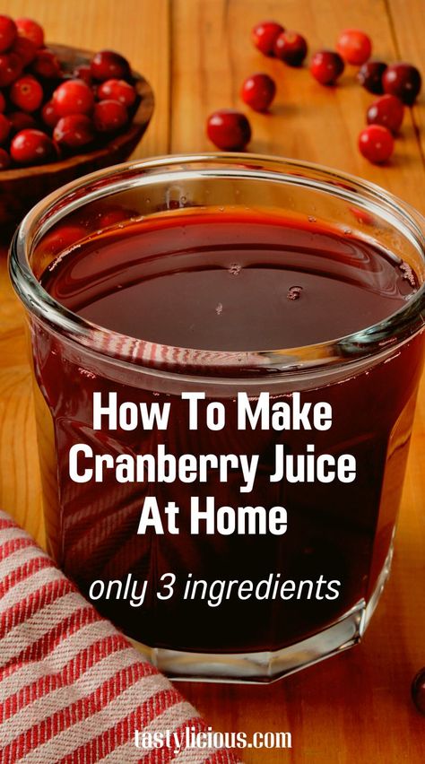 How To Make Cranberry Juice At Home | Cranberry Juice recipe | Sugar Free Cranberry Juice | Homemade Cranberry Juice | juicing recipes for weight loss | juice recipes | healthy juicer recipes | juicer recipes beginners | green juice recipes for weight loss Thermomix, Fresh Cranberry Juice Recipe, Homemade Cranberry Juice, Fresh Drink Recipes, Cranberry Juice Benefits, Recipes Beginners, Cranberry Drinks, Canned Cranberries, Healthy Juicer Recipes