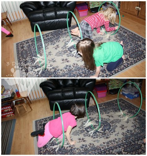 Gross Motor: Hula Hoop Tunnel - 3Dinosaurs.com Active Games For Kids, Hula Hoop Games, Indoor Group Games, Weather Graph, Carnival Games For Kids, Group Games For Kids, Indoor Recess, Team Building Games, Fun Indoor Activities