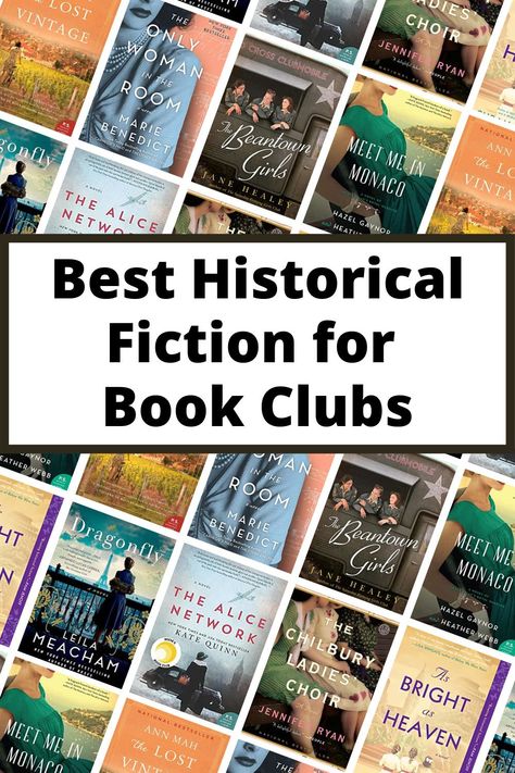 Best Book Club Books, Best Historical Fiction Books, Fiction Books To Read, Best Historical Fiction, Middle Grade Books, Book Clubs, Historical Fiction Books, Historical Books, Fiction Book