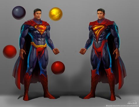 Injustice: Gods Among Us Concept Art by Marco Nelor Kryptonian Concept Art, Superman Concept Art, Superman Concept, Superman Video, Evil Superman, Superman Cosplay, Injustice Gods Among Us, Superman Artwork, Superman Costumes