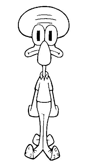 Spongebob-Squarepants Coloring Page - Print Spongebob-Squarepants pictures to color at AllKidsNetwork.com Spongebob And Squidward, Spongebob Coloring, Spongebob Cartoon, Spongebob Drawings, سبونج بوب, Disney Art Drawings, Easy Doodle Art, Simple Cartoon, Cartoon Coloring Pages