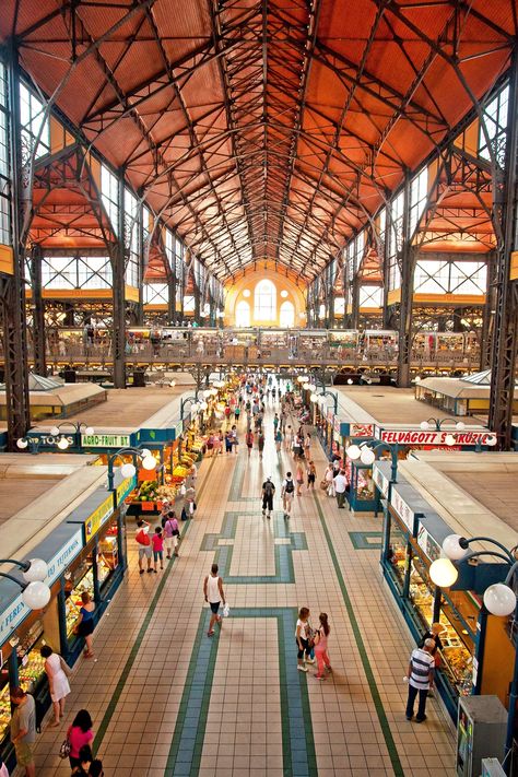 Haarlem, Market Hall Design, Budapest Central Market Hall, Central Market Hall Budapest, Wet Market Design, Central Market Design, Central Market Architecture, Public Market Design, Street Market Design