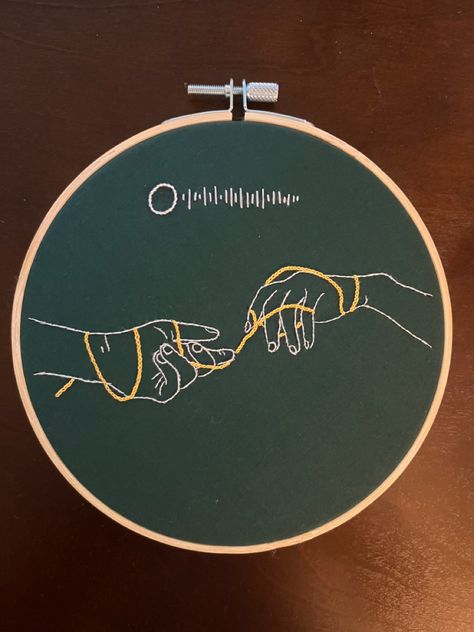 Couture, Taylor Swift Hand Embroidery, Mirrorball Embroidery, Taylor Swift Embroidery Ideas, Star Wars Embroidery, Invisible String, Embroidery Hoop Art Diy, 3d Type, Basic Embroidery