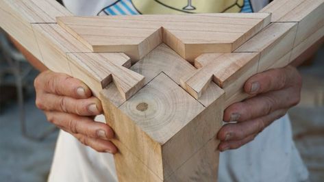 Watch a Traditional Japanese Carpenter Make 190+ Different Joints, All Without Nails, Screws, or Glue | Open Culture 3 Way Wood Joinery, Wood Working Joinery, Japanese Joints Woodworking, Japanese Joinery Woodworking, Woodwork Joints, Japanese Wood Joints, Japanese Wood Joinery, Woodwork Joinery, Joinery Woodworking