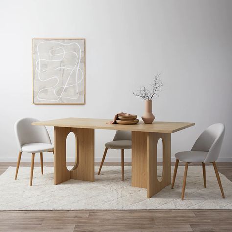 Elevate your dining experience with our new Ora Six Seater Dining Table. 🍽

Perfect for family gatherings and dinner parties, its sturdy frame and Scandinavian-inspired design add elegance to any room. 

Reasons to love the Ora as much as we do:

- Sturdy and spacious, perfect for family gatherings and dinner parties

- Scandi-inspired design that pairs well with all interior styles. 

#dining #mocka #furnituretrends #interiorinspo #modernfurniture #homedesign #homedesigninspo Six Seater Dining Table, Minimal Scandinavian, 6 Seater Dining Table, True Heart, Rectangle Dining Table, Scandi Design, Furniture Trends, Affordable Furniture, Modern Dining Chairs