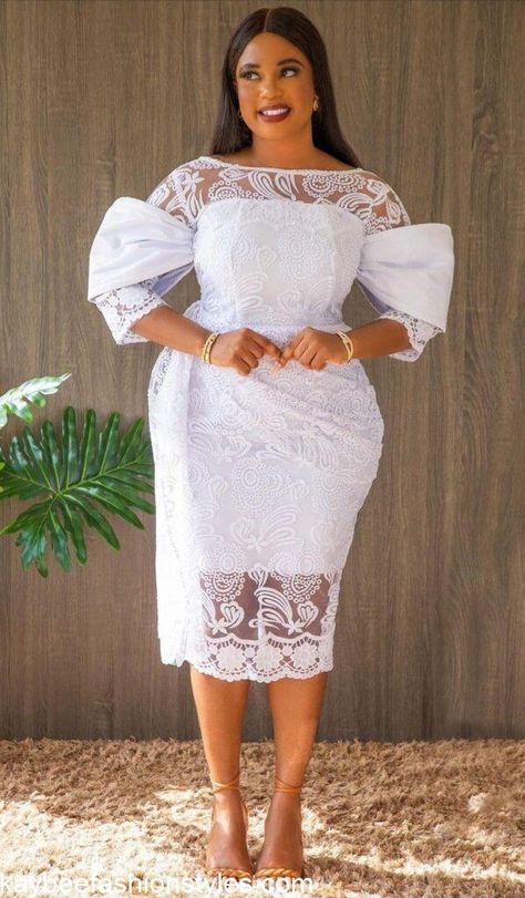 Latest Lace Short Gown Styles Aso Ebi, Lace Short Gown Styles Aso Ebi, Cord Lace Gown Styles Aso Ebi, Pencil Gown Styles, Cord Lace Gown Styles, Lace Dress Styles Nigerian, Lace Short Gown Styles, Lace Gown Styles Nigerian, Pencil Gown