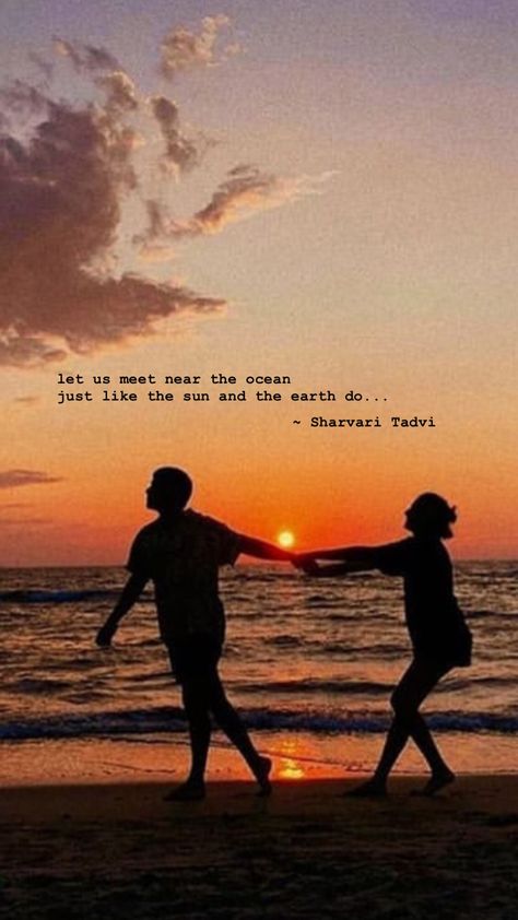 Nature, Beach Love Couple Quotes, Sky Love Caption, Couple Sunset Caption, Sunset Couple Captions, Sunset Love Quotes For Him, Beach Qoute Ideas, Beach Couple Quotes, Couples Sunset Photoshoot Beach Photos