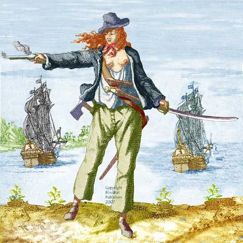 Anne Bonny... infamous pirate gal... Anne Bonney, Female Pirates, Anne Bonny, Pirate History, Famous Pirates, Calico Jack, Pirate Queen, Pirate Art, Pirate Woman