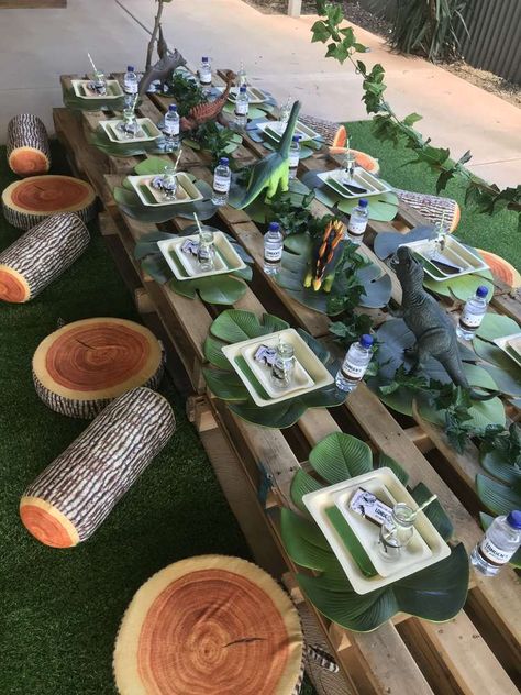 Dinasour Party, Dinosaur Birthday Party Ideas, Dinasour Birthday, Festa Jurassic Park, Dinosaur Roar, Jurassic Park Birthday Party, Dinosaur Birthday Theme, Birthday Party At Park, Jurassic Park Birthday