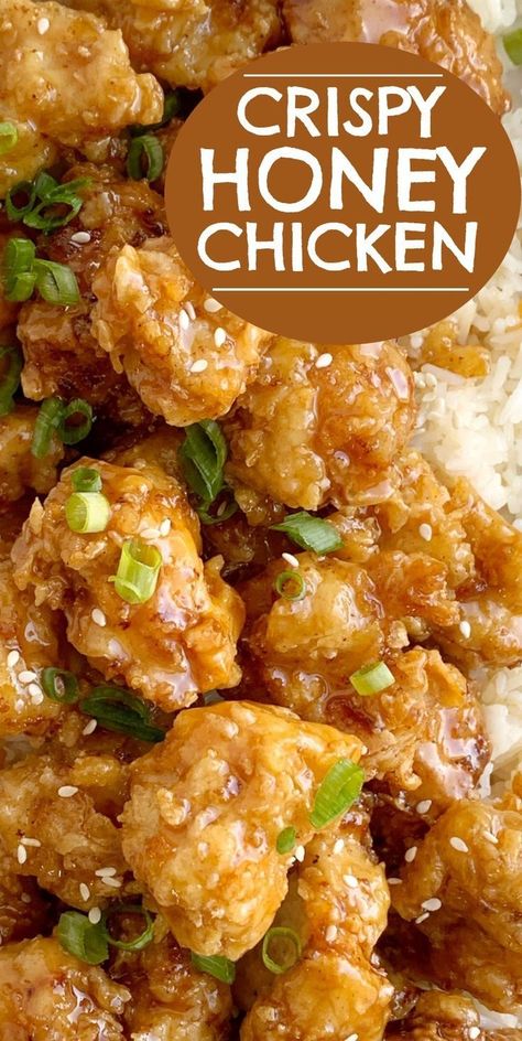 Crispy Honey Chicken, Chicken Honey, Resep Diet, Honey Chicken, Yummy Recipe, Yummy Chicken Recipes, Recipe Chicken, Deilig Mat, Best Chicken Recipes