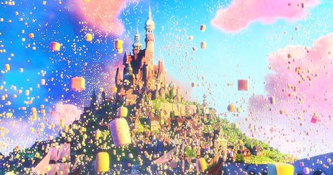 I got Corona Castle from Tangled! Quiz: Select Your Birth Date and We’ll Tell You Which Disney Castle You Should Live In | Movies Tangled Lanterns Scene, Tangled Castle, Tangled Lanterns, Tangled 2010, Welcome To New York, Disney Background, Tangled Rapunzel, Disney Rapunzel, Disney Castle