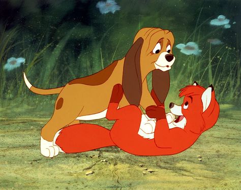 Disney Amor, Fox And The Hound, Disney Movie Quotes, The Hound, Film Disney, Disney Animals, Walt Disney Animation, Walt Disney Animation Studios, Best Disney Movies