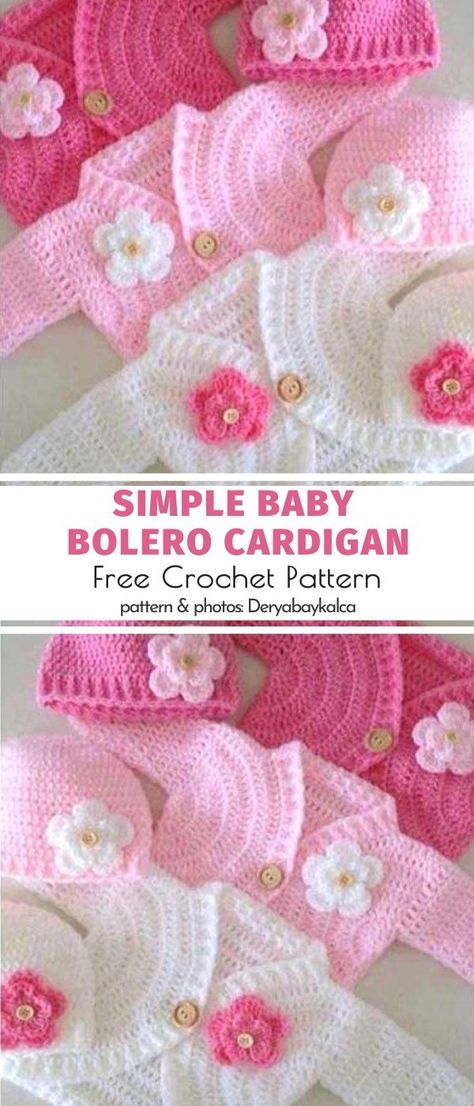 Elegant Baby Cardigans Free Crochet Patterns | Your Crochet Pola Sweater, Crochet Baby Shrug, Jaket Crochet, Baby Cardigan Pattern Crochet, Crochet Baby Sweater Pattern, Crochet Baby Sweaters, Baby Cardigan Pattern, Crochet Baby Sweater, Baby Sweater Patterns