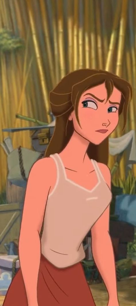 Jane From Tarzan, Apps Wallpaper, Tarzan Characters, Jane Tarzan, Disney Jane, Tarzan Disney, Movie Icon, Assassins Creed Artwork, Tarzan And Jane